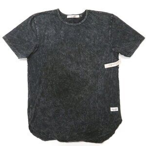 Kinetix Tee T-Shirt Mens Small Round Hem USA Cotton Gray‎ New NWT Crew Neck